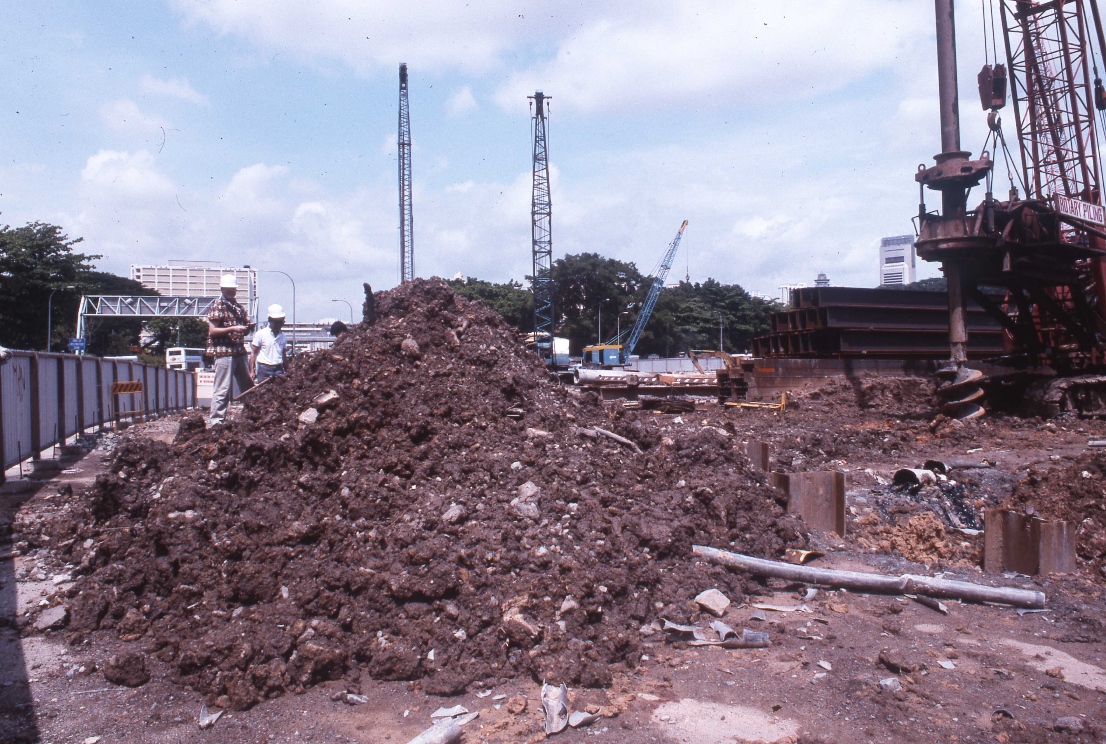 Fig. 3 Salvage during construction project