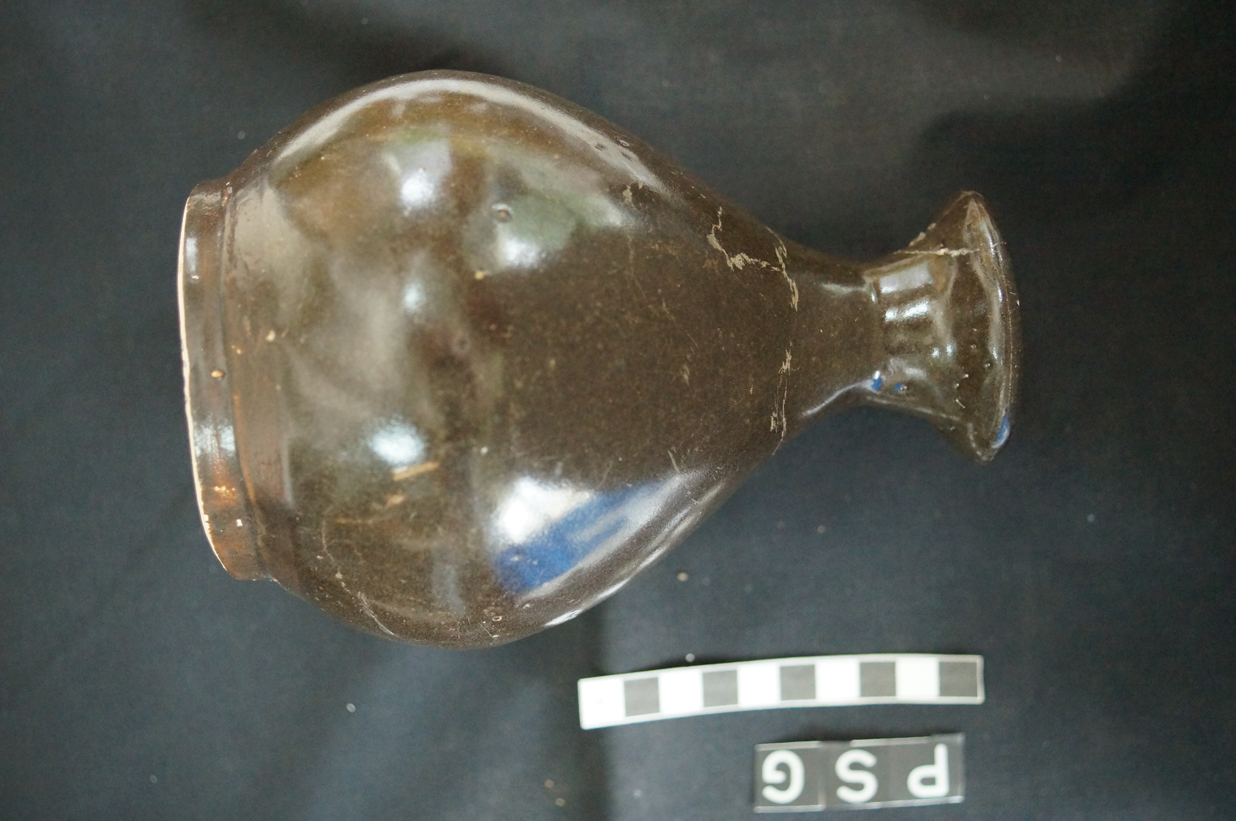 Fig. 9 Brown glazed Chinese stoneware bottle