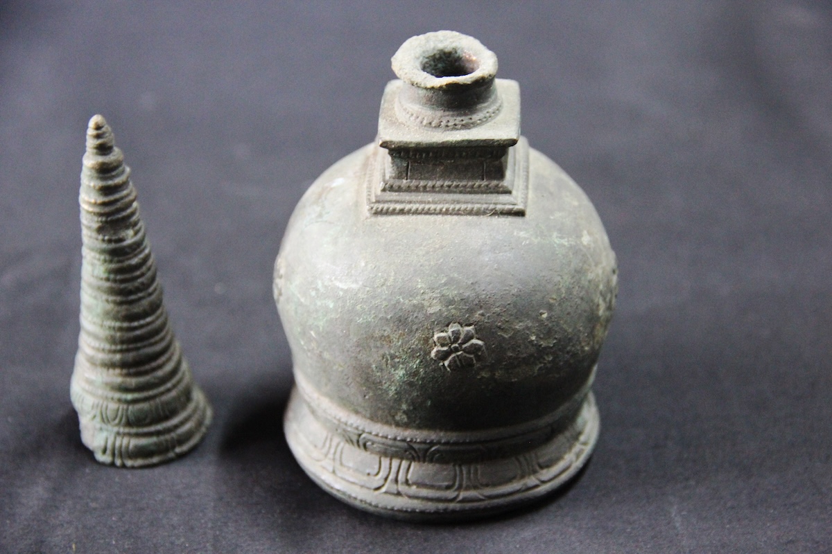 Bronze reliquary
